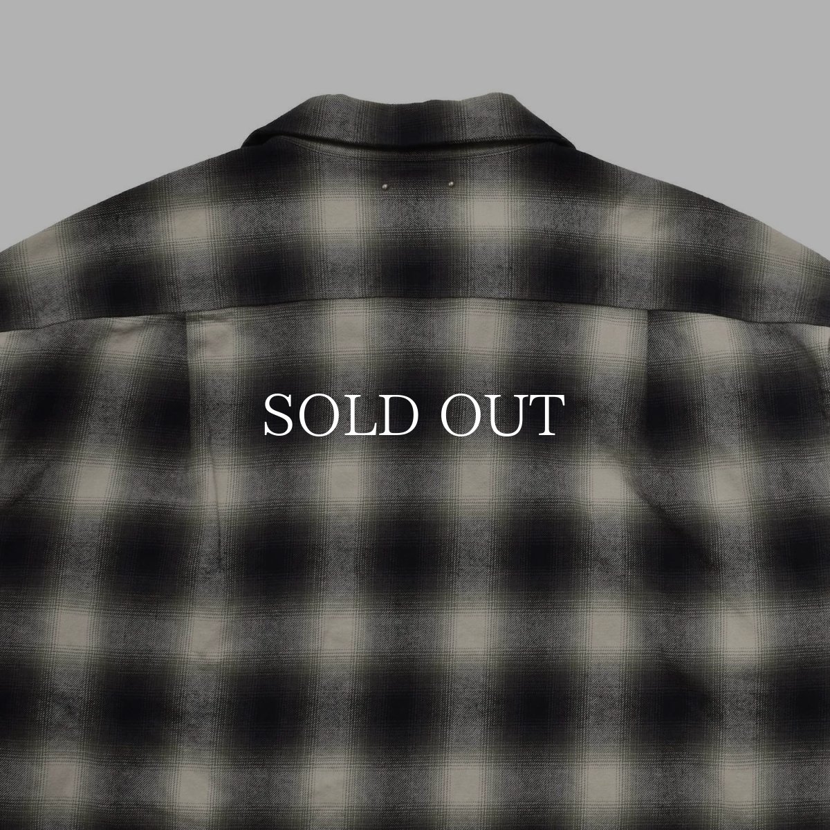 画像24: MINEDENIM  C.Flannel Ombre Open Collar SH (24)
