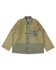 画像1: BOW WOW  USMC M44 HBT TWO-TONE JACKET AGED (1)