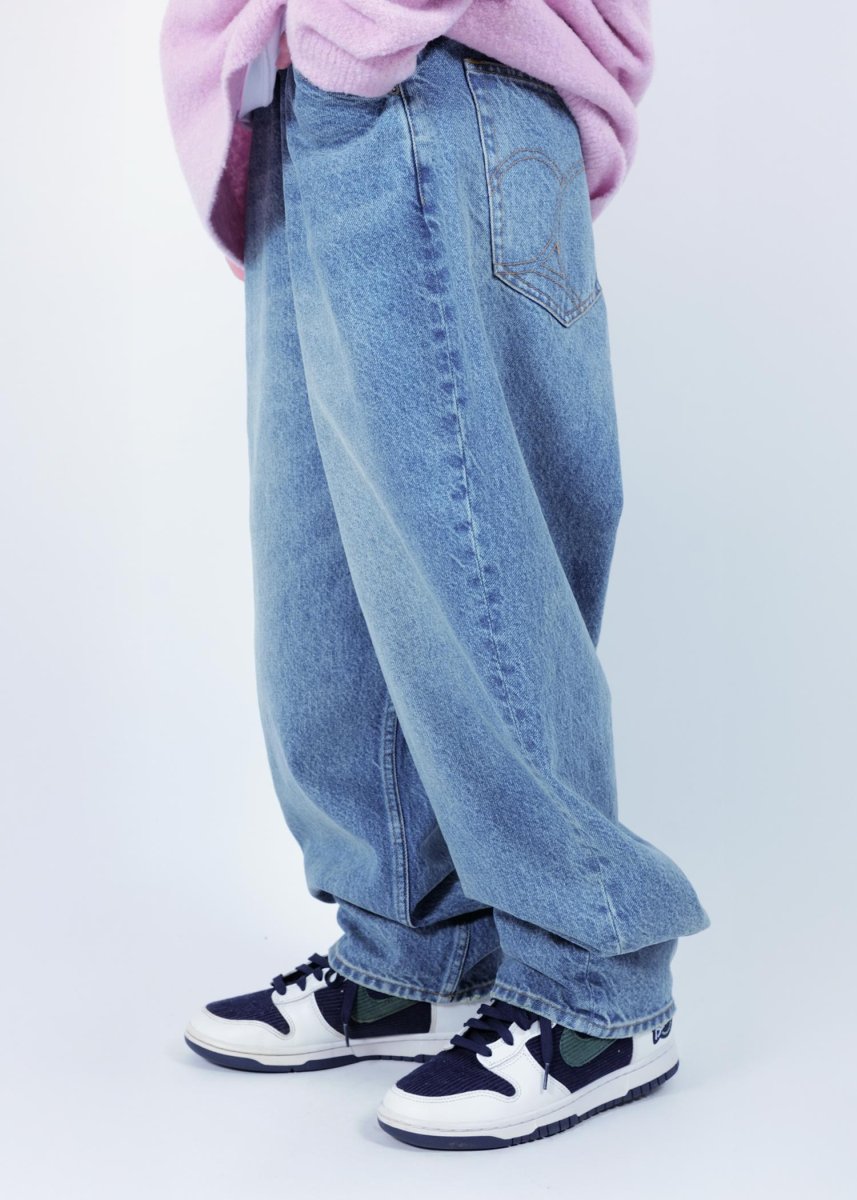 画像5: APPLEBUM  “Selena” Wide Tapered Denim Pants (Damage) (5)