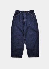 画像1: APPLEBUM  “Selena” Wide Tapered Denim Pants (One Wash) (1)