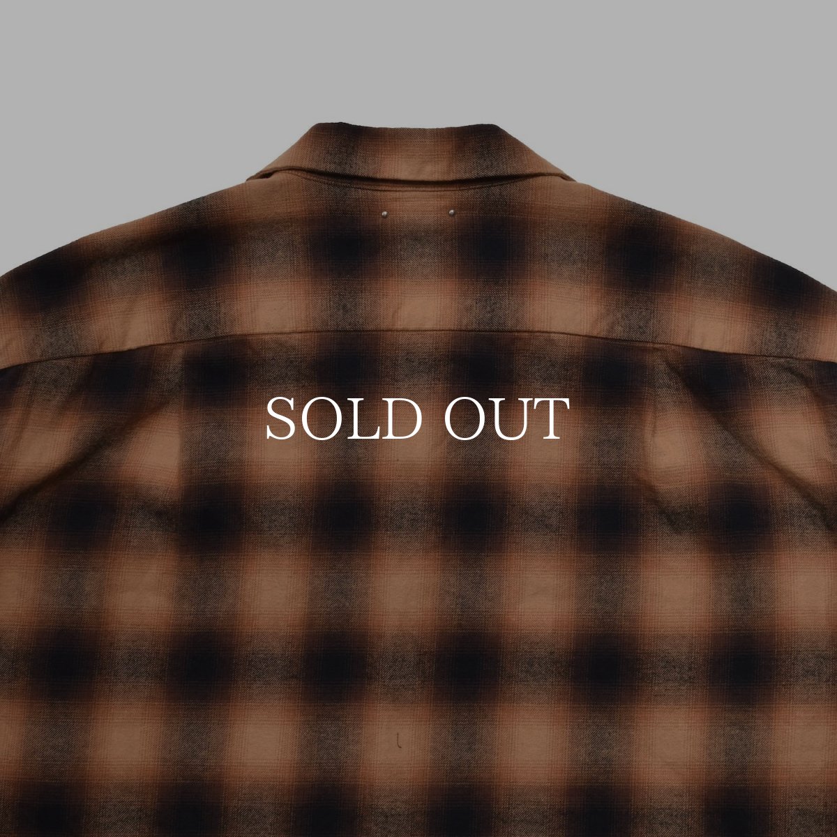 画像18: MINEDENIM  C.Flannel Ombre Open Collar SH (18)