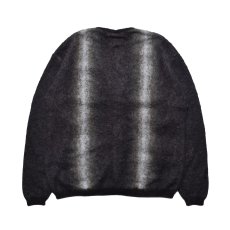画像3: MINEDENIM  Fuzzy Stripe Mohair Knit Cardigan (3)
