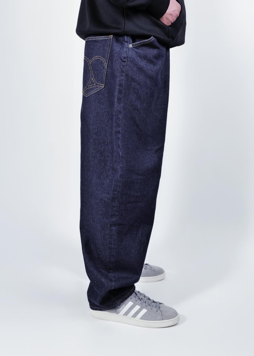 画像8: APPLEBUM  “Selena” Wide Tapered Denim Pants (One Wash) (8)