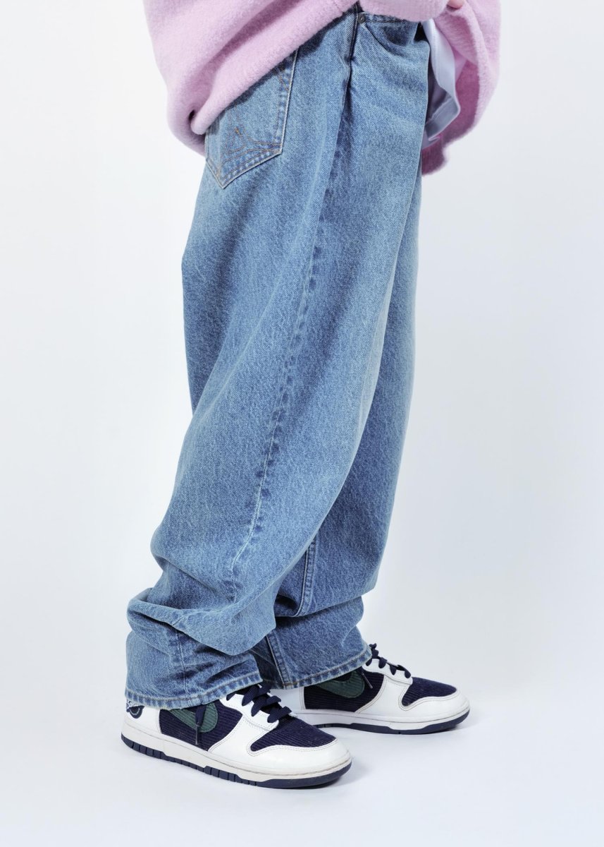 画像8: APPLEBUM  “Selena” Wide Tapered Denim Pants (Damage) (8)