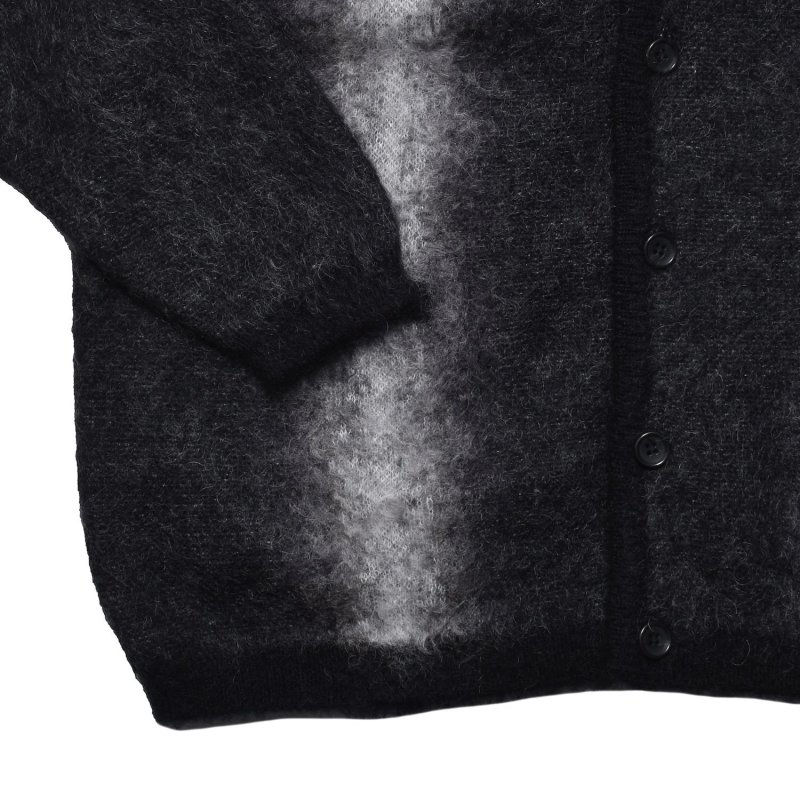 MINEDENIM Fuzzy Stripe Mohair Knit Cardigan 2509-6001 公式通販