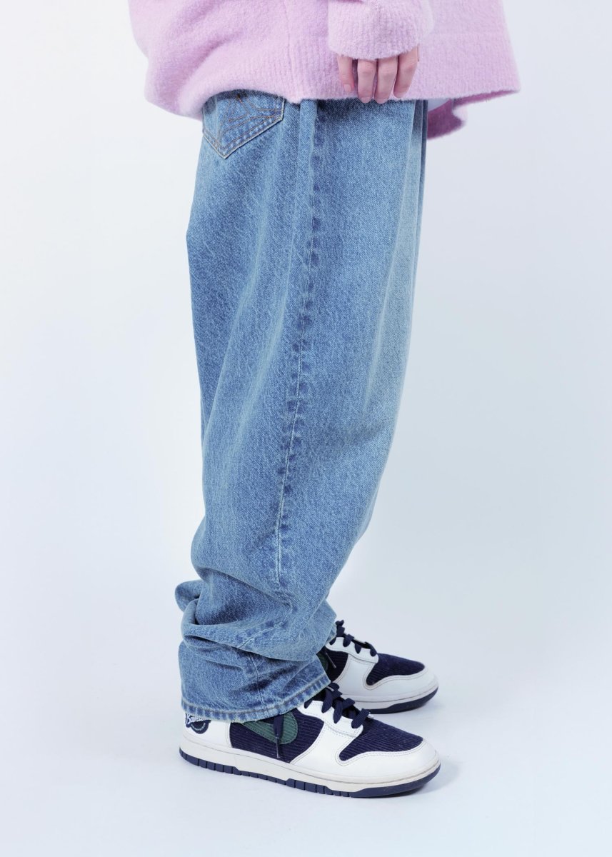 画像7: APPLEBUM  “Selena” Wide Tapered Denim Pants (Damage) (7)