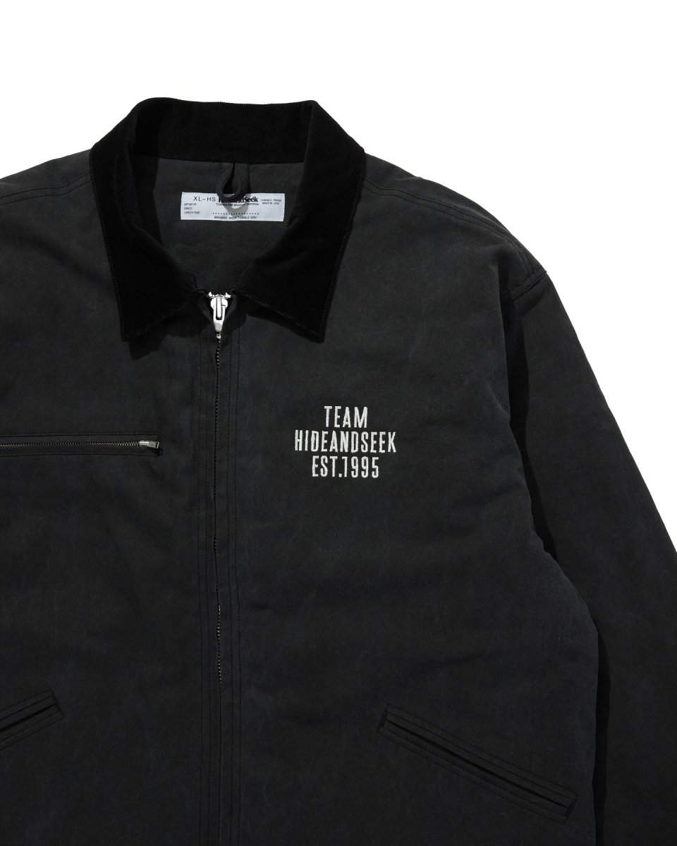 画像3: HideandSeek  Ox Work Zip Jacket(Washed) (3)