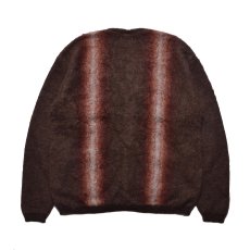 画像10: MINEDENIM  Fuzzy Stripe Mohair Knit Cardigan (10)