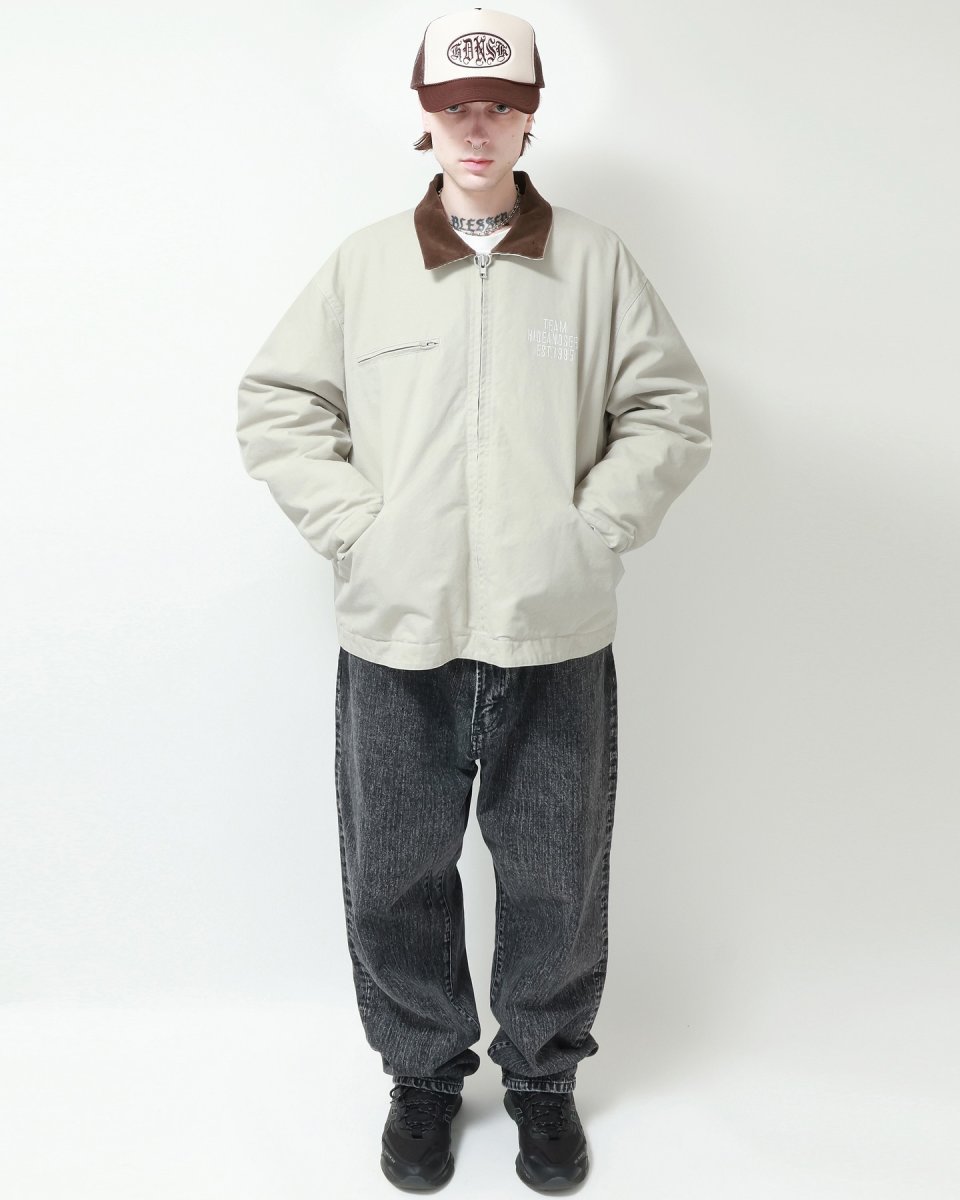 画像7: HideandSeek  Ox Work Zip Jacket(Washed) (7)