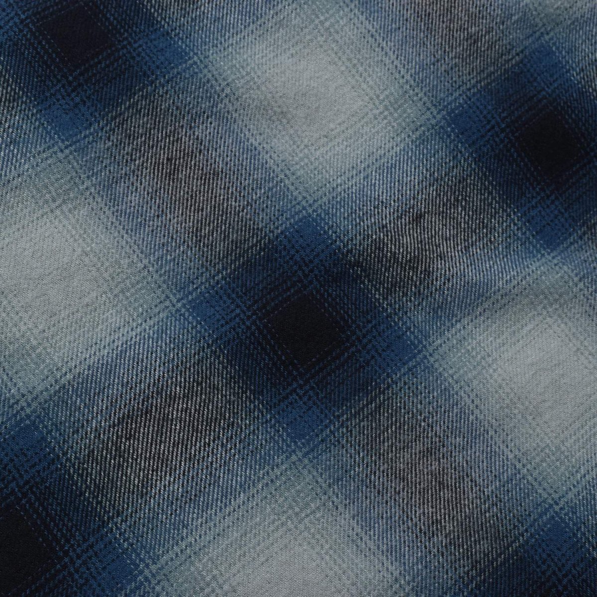 画像14: MINEDENIM  C.Flannel Ombre Open Collar SH (14)