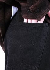 画像3: APPLEBUM  “Selena” Wide Tapered Denim Pants (Black) (3)