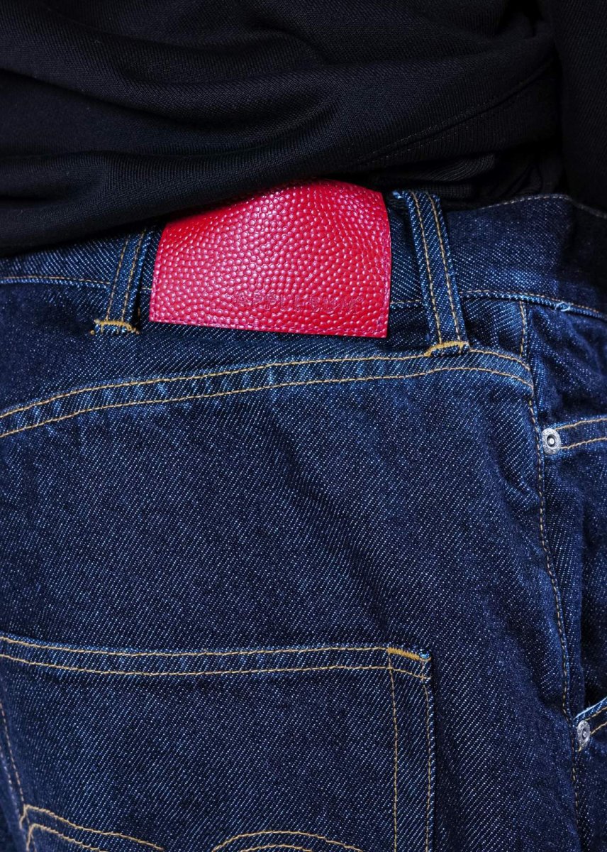 画像4: APPLEBUM  “Selena” Wide Tapered Denim Pants (One Wash) (4)