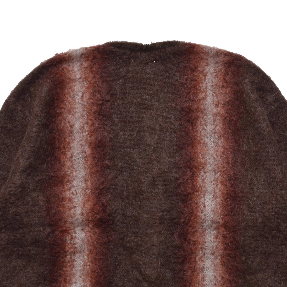 画像12: MINEDENIM  Fuzzy Stripe Mohair Knit Cardigan (12)