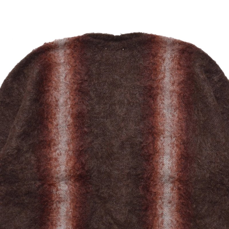 MINEDENIM Fuzzy Stripe Mohair Knit Cardigan 2509-6001 公式通販