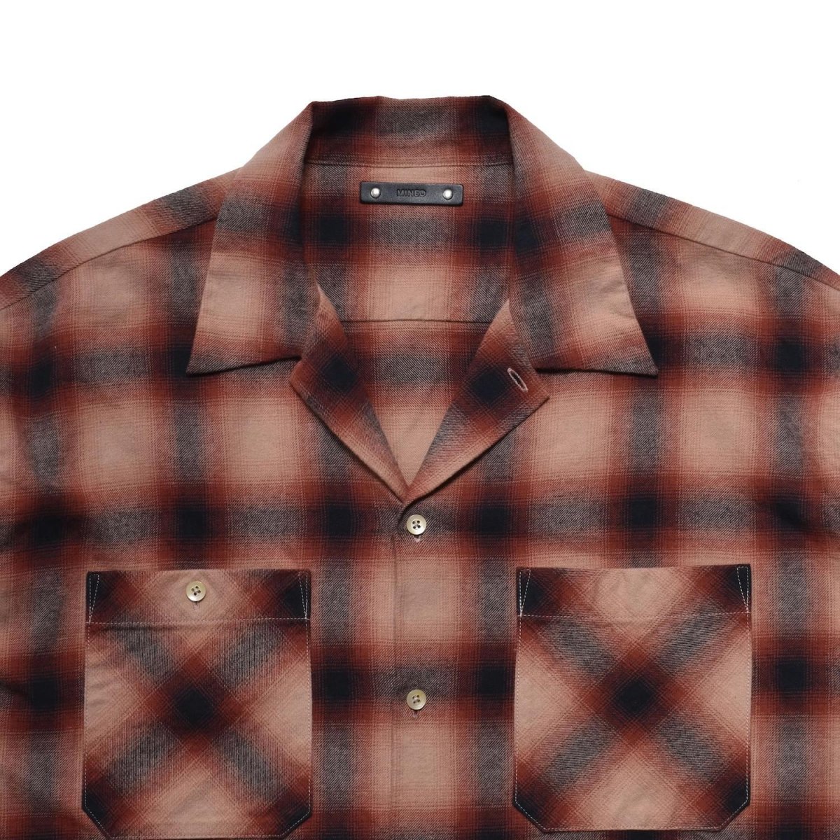 画像5: MINEDENIM  C.Flannel Ombre Open Collar SH (5)