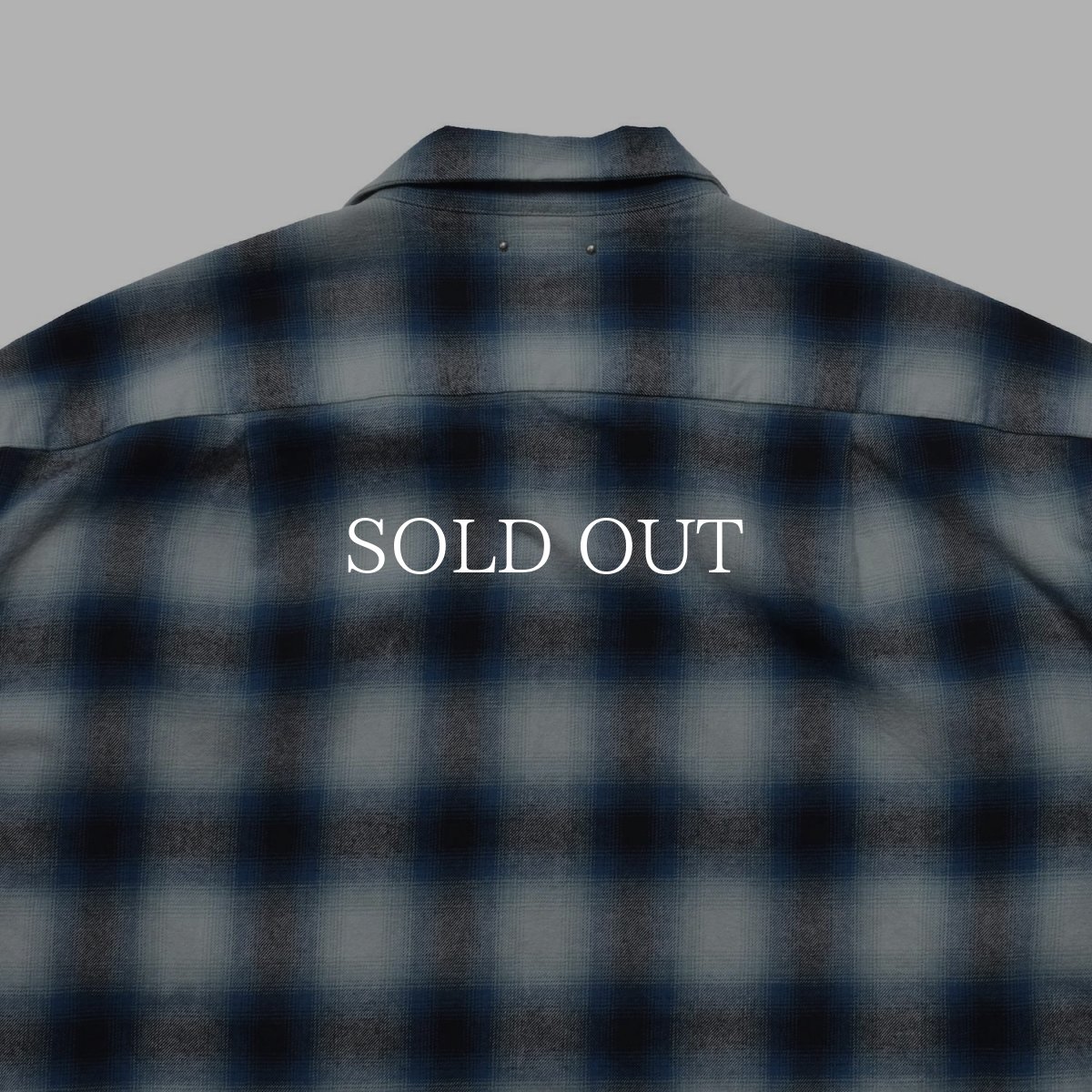 画像12: MINEDENIM  C.Flannel Ombre Open Collar SH (12)