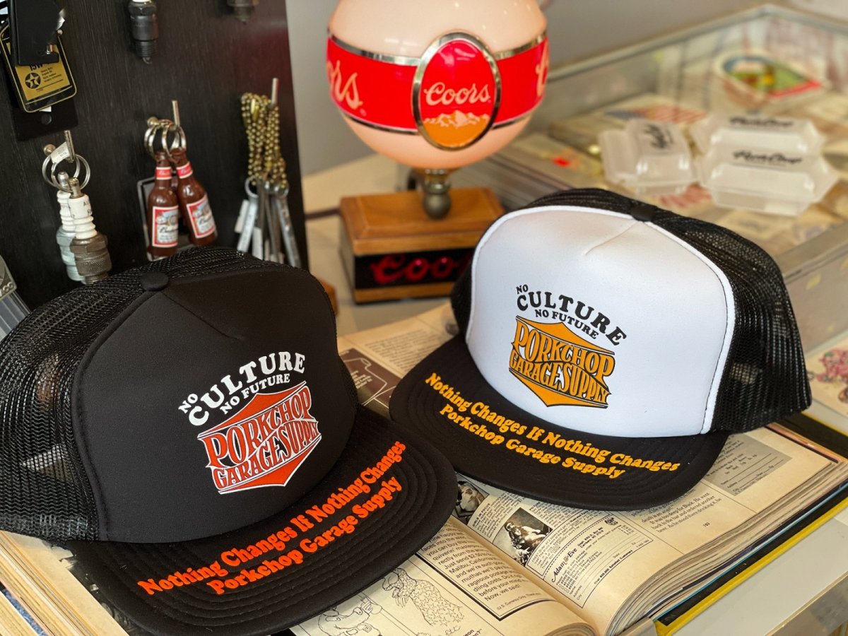 画像10: PORKCHOP GARAGE SUPPLY  WAVE LOGO MESH CAP (10)