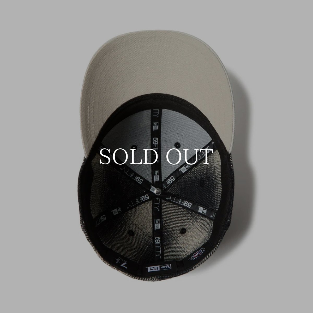 画像4: NEW ERA  LP 59FIFTY MLB Plaid Flannel フランネル チェック ロサンゼルス・ドジャース ブラック ストーン (4)