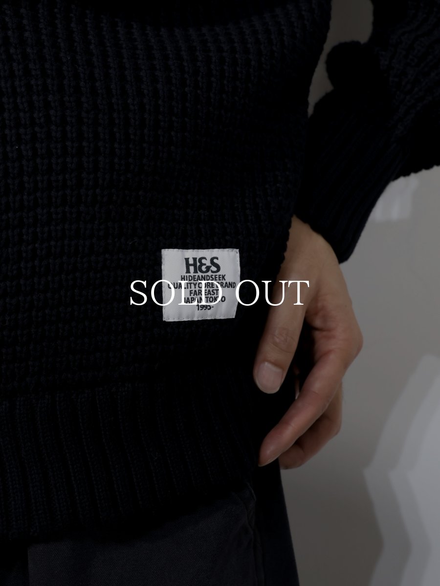 画像5: HideandSeek  Heavy Waffle Knit Sweater (5)