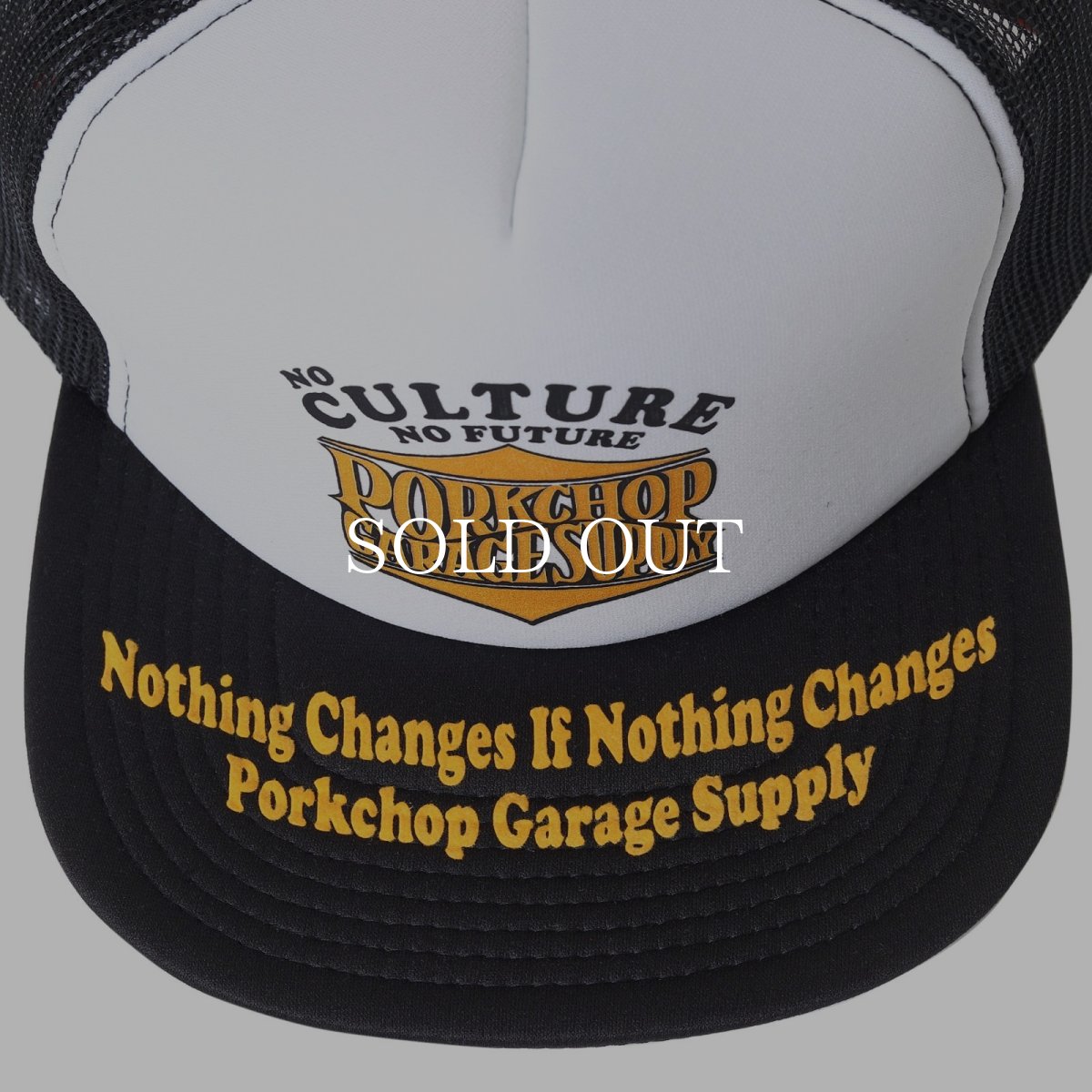 画像8: PORKCHOP GARAGE SUPPLY  WAVE LOGO MESH CAP (8)
