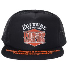 画像1: PORKCHOP GARAGE SUPPLY  WAVE LOGO MESH CAP (1)