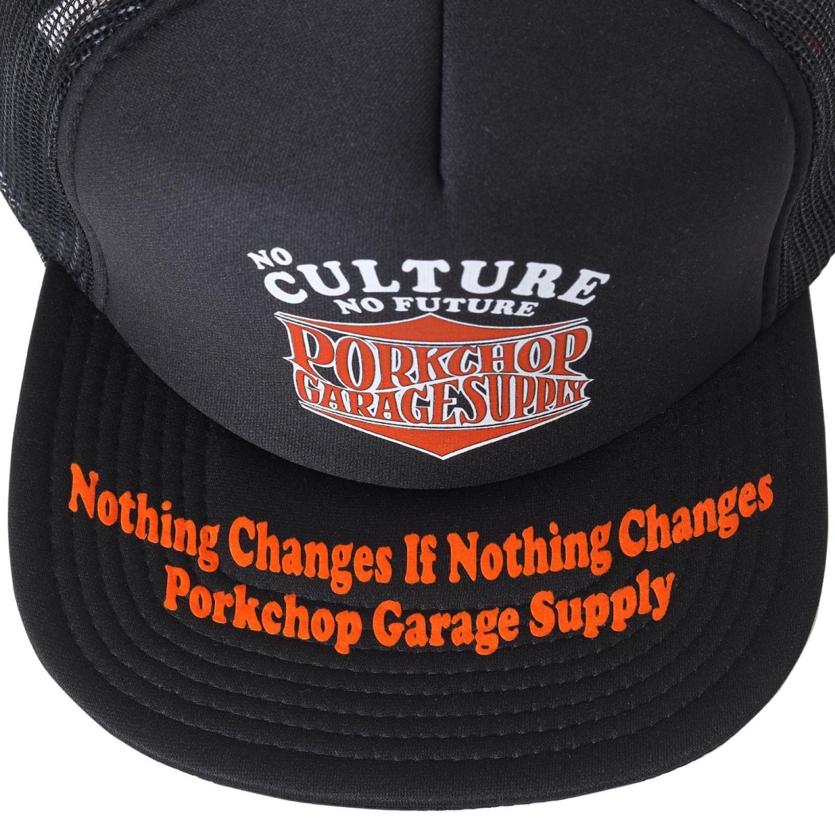 画像3: PORKCHOP GARAGE SUPPLY  WAVE LOGO MESH CAP (3)