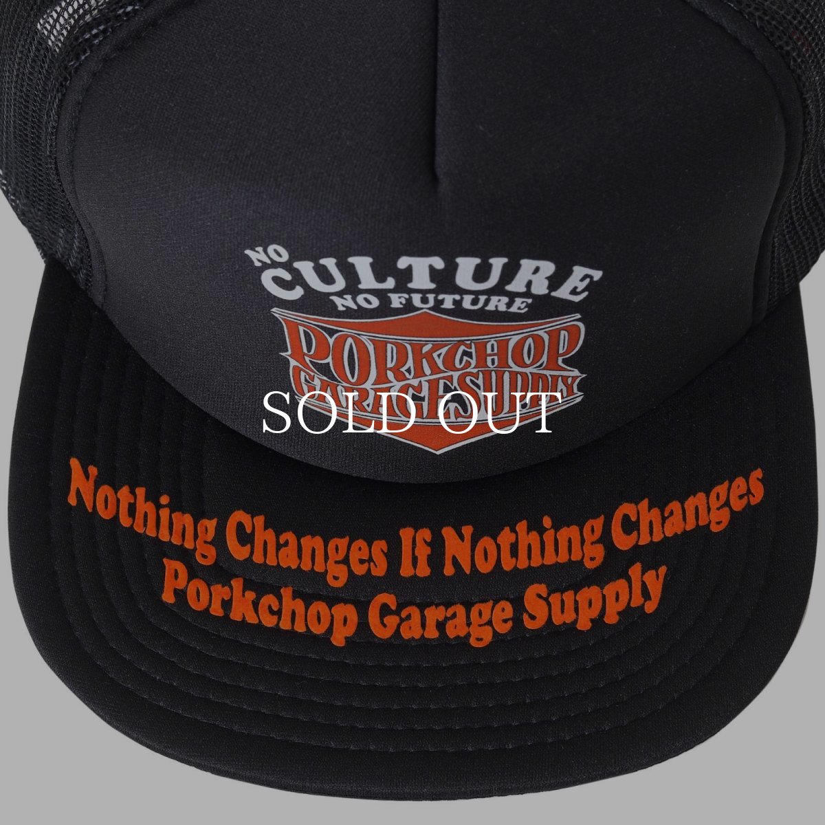 画像3: PORKCHOP GARAGE SUPPLY  WAVE LOGO MESH CAP (3)