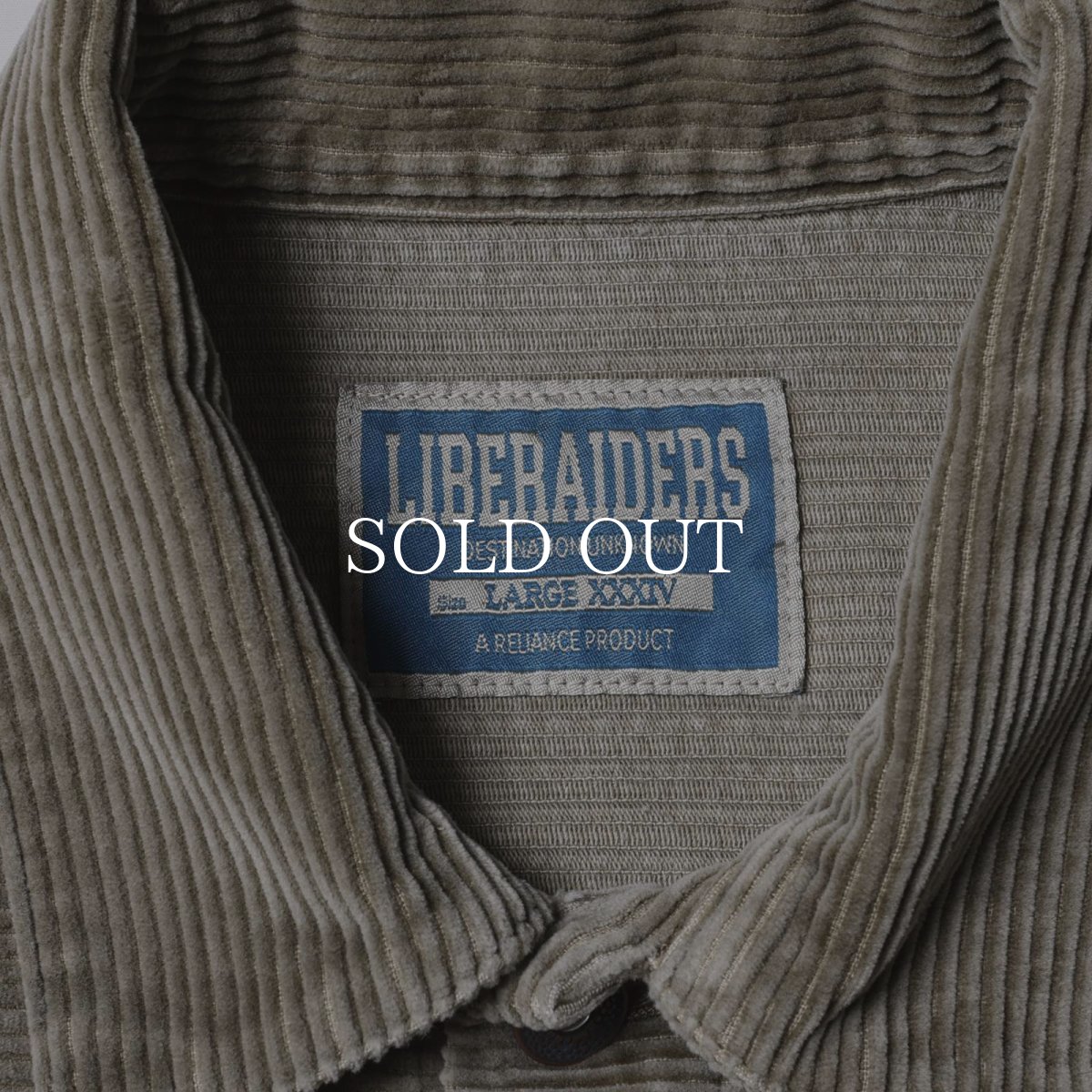 画像8: Liberaiders  GARMENT DYED CORDUROY JACKET (8)