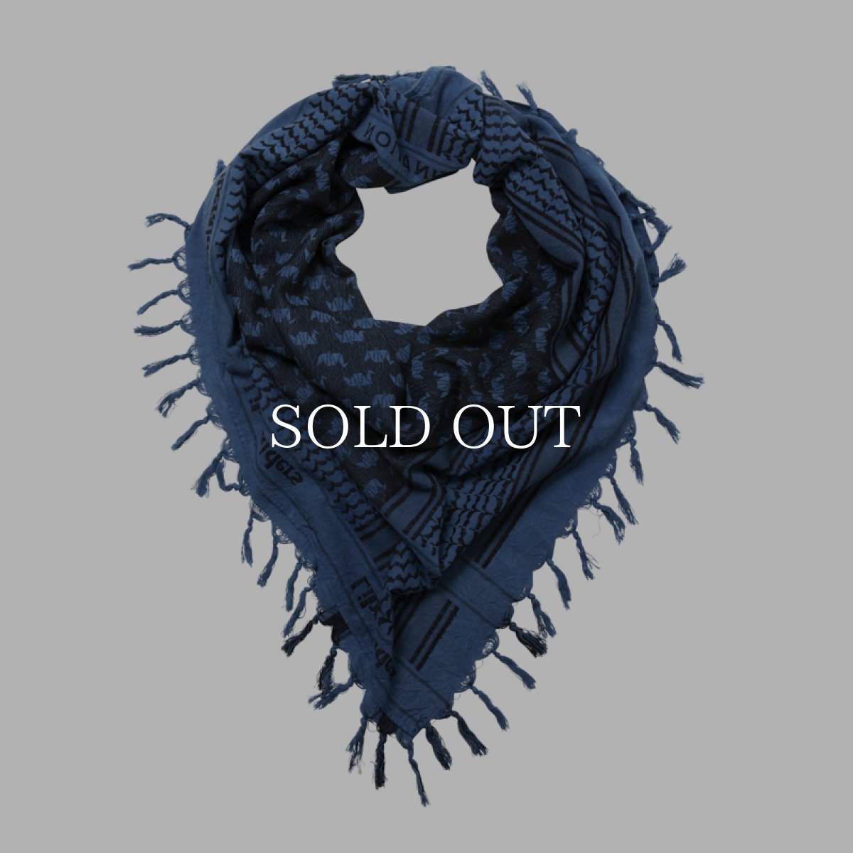 画像2: Liberaiders  UNEVEN DYED LR JACQUARD STOLE (2)