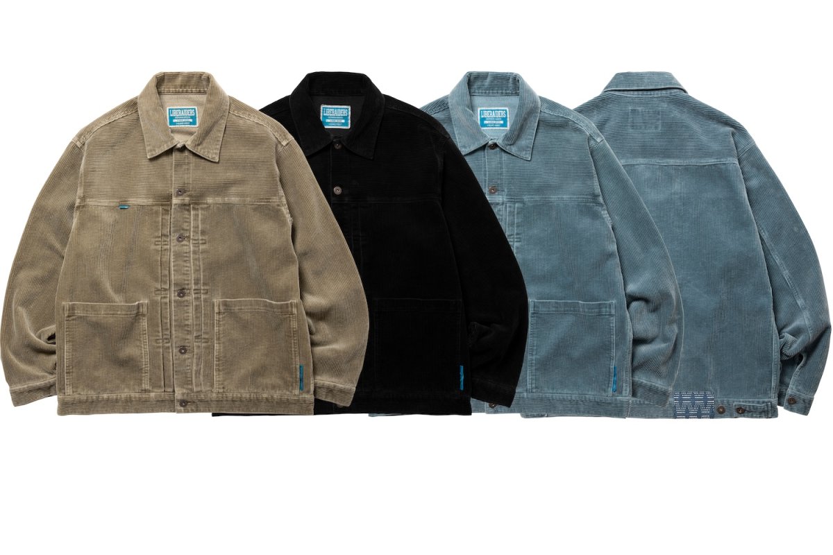 画像1: Liberaiders  GARMENT DYED CORDUROY JACKET (1)