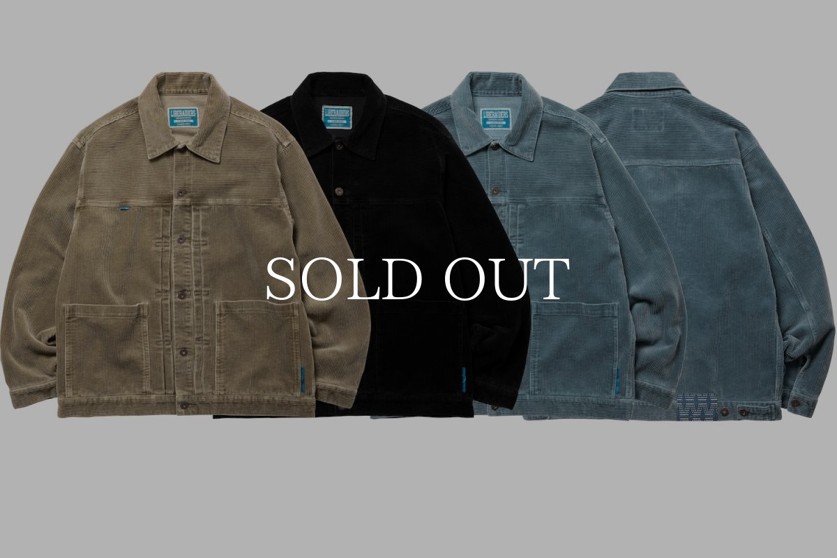 画像1: Liberaiders  GARMENT DYED CORDUROY JACKET (1)
