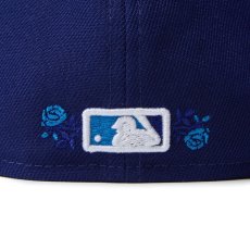 画像8: NEW ERA  LP 59FIFTY MLB Rose Embroidery ロサンゼルス・ドジャース ダークロイヤル (8)