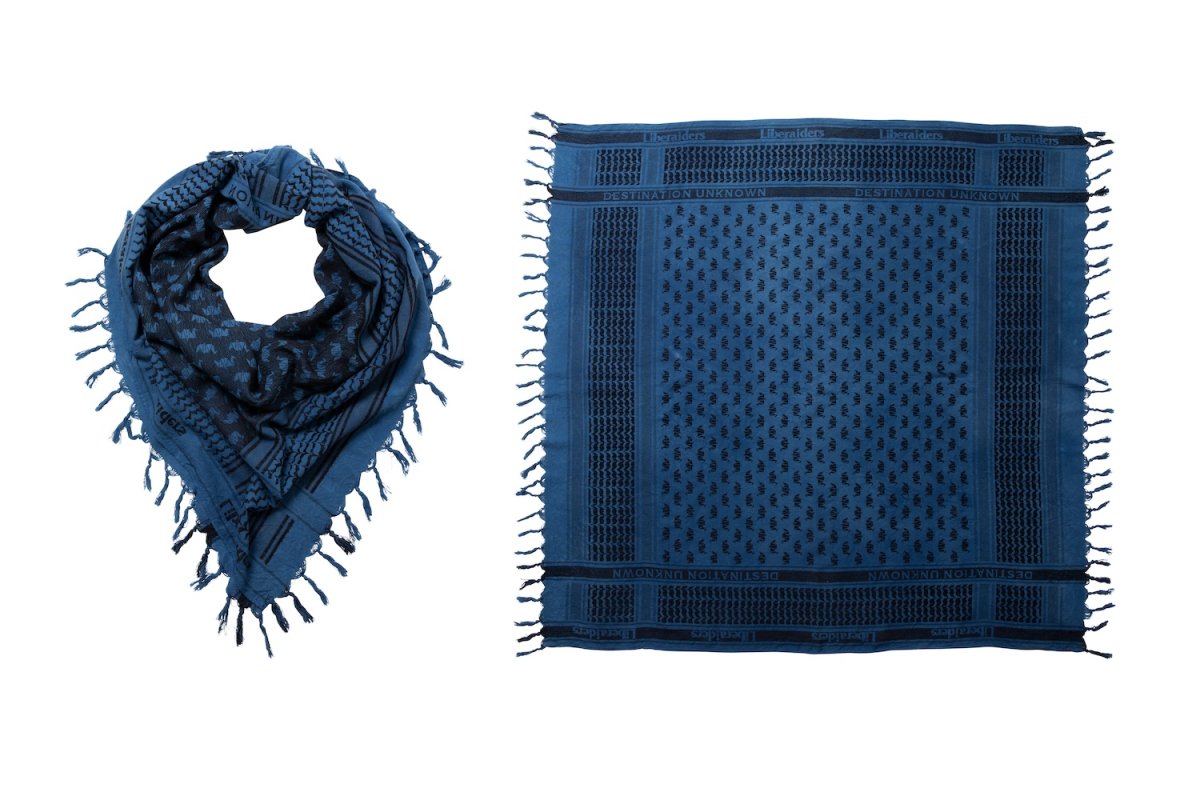 画像1: Liberaiders  UNEVEN DYED LR JACQUARD STOLE (1)