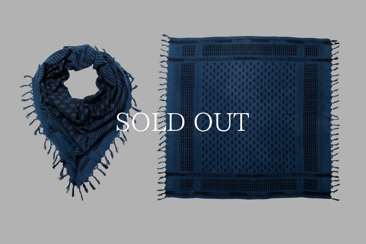 画像1: Liberaiders  UNEVEN DYED LR JACQUARD STOLE (1)