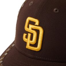 画像5: NEW ERA  LP 59FIFTY MLB Rose Embroidery サンディエゴ・パドレス バーントウッド (5)