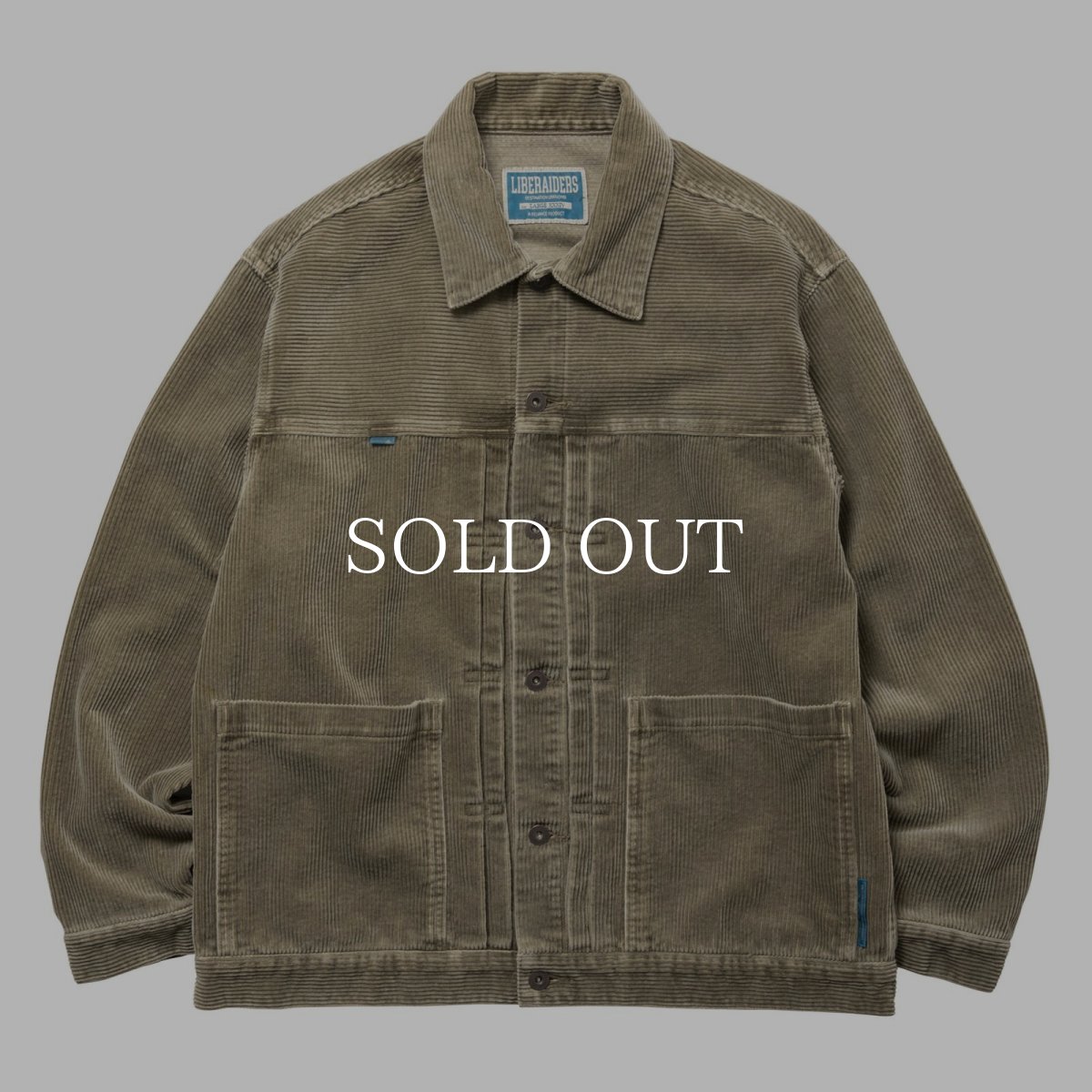 画像2: Liberaiders  GARMENT DYED CORDUROY JACKET (2)