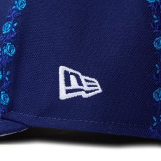 画像7: NEW ERA  LP 59FIFTY MLB Rose Embroidery ロサンゼルス・ドジャース ダークロイヤル (7)