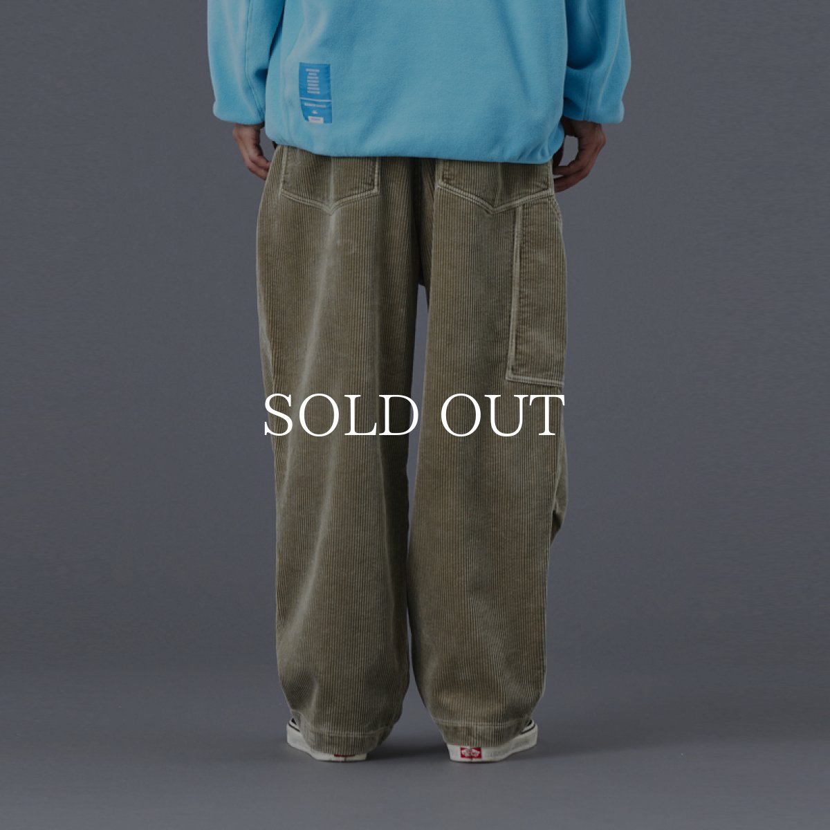 画像6: Liberaiders  GARMENT DYED CORDUROY SARROUEL PANTS (6)