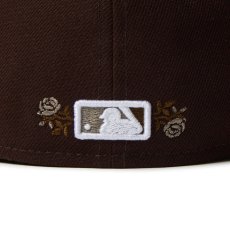 画像8: NEW ERA  LP 59FIFTY MLB Rose Embroidery サンディエゴ・パドレス バーントウッド (8)