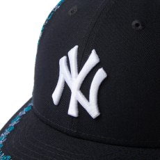 画像5: NEW ERA  LP 59FIFTY MLB Rose Embroidery ニューヨーク・ヤンキース ネイビー (5)