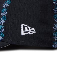 画像7: NEW ERA  LP 59FIFTY MLB Rose Embroidery ニューヨーク・ヤンキース ネイビー (7)