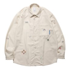 画像1: Liberaiders  TIFINAGH EMBROIDERY FLANNEL SHIRT (1)