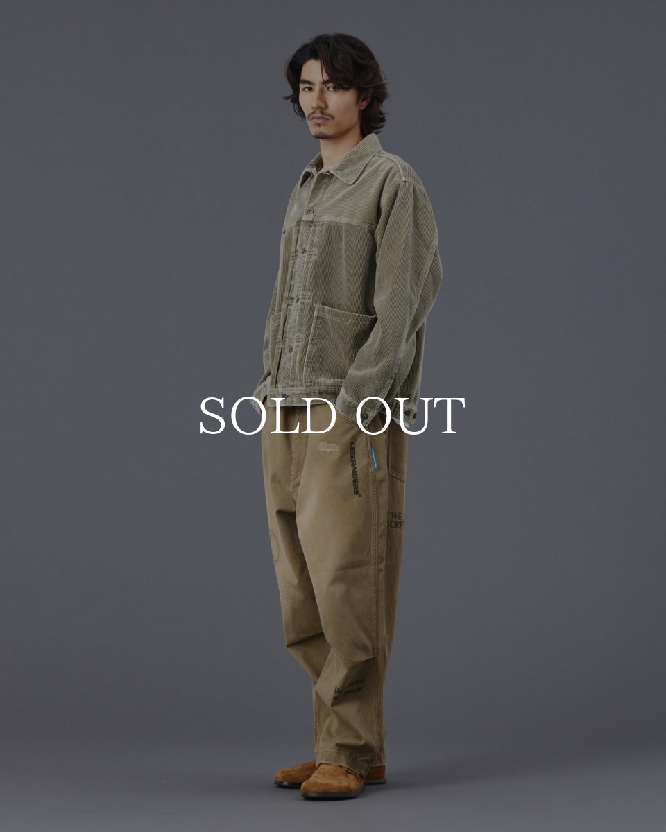 画像6: Liberaiders  GARMENT DYED CORDUROY JACKET (6)