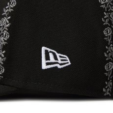画像7: NEW ERA  LP 59FIFTY MLB Rose Embroidery シカゴ・ホワイトソックス ブラック (7)