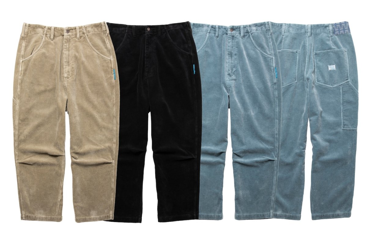 画像1: Liberaiders  GARMENT DYED CORDUROY SARROUEL PANTS (1)