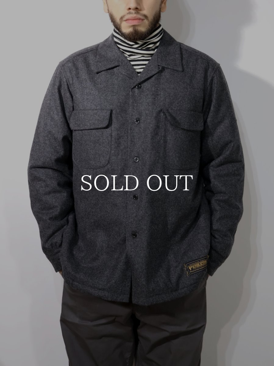 画像3: MINEDENIM  PENDLETON Wool Quiltliner Open Collar SH (3)