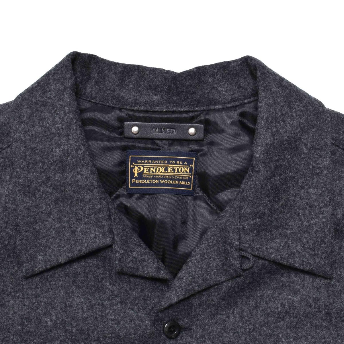 画像5: MINEDENIM  PENDLETON Wool Quiltliner Open Collar SH (5)