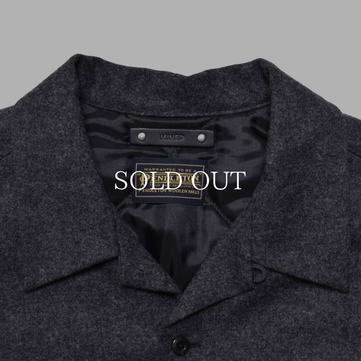 画像5: MINEDENIM  PENDLETON Wool Quiltliner Open Collar SH (5)