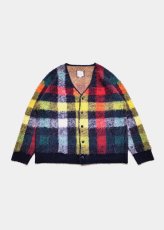 画像1: APPLEBUM  Check Knit Cardigan (1)