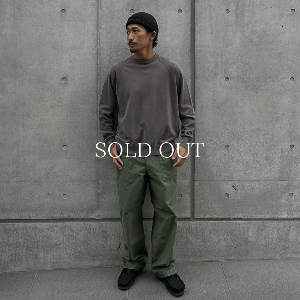 画像2: STANDARD CALIFORNIA  SD Pima Crew Sweat Vintage Wash (2)